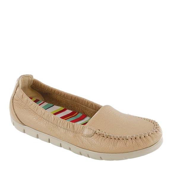 SAS Sunny - Shoes for Women - Leather Linings - Ultra-Lightweight Footbed - Flexible Eva Outsole Latte 7.5 N - Narrow (AA)