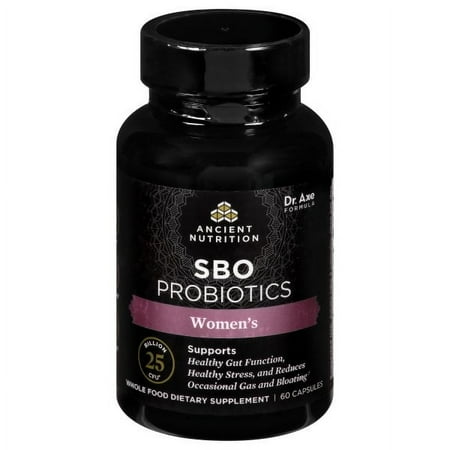 Women's SBO Probiotics, 25 Billion CFU, 60 Capsules, Dr. Axe / Ancient Nutrition