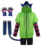 Women's SK8 The Infinity Chinen Miya Cosplay Costume Outfit Hoodie Sweatshirt With Tail