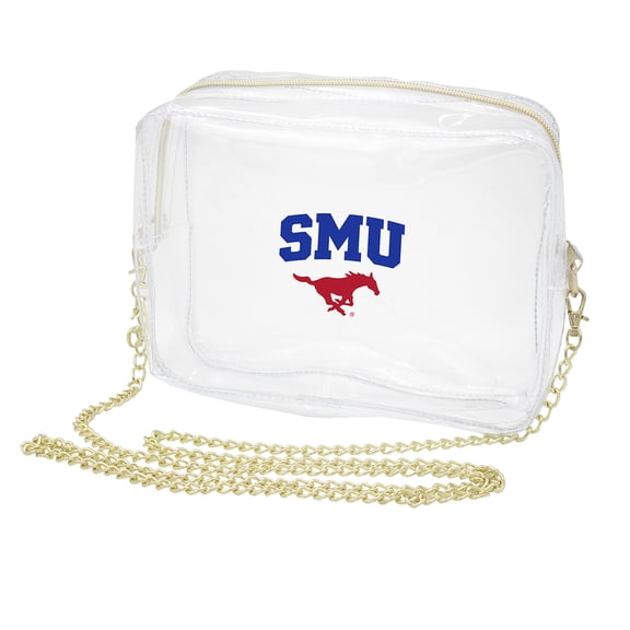 Women's SMU Mustangs Camera Crossbody Bag