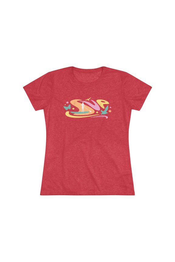 Women's "SUP Playground" Triblend Tee by Bird Island Outfitters