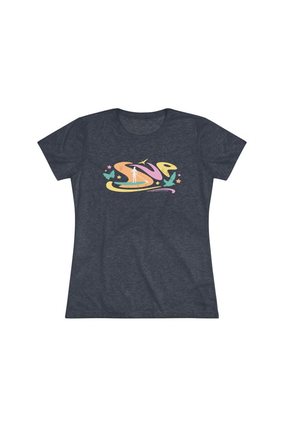 Women's "SUP Playground" Triblend Tee by Bird Island Outfitters