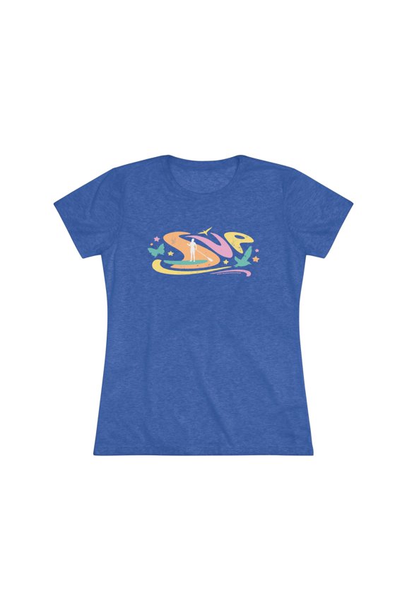 Women's "SUP Playground" Triblend Tee by Bird Island Outfitters