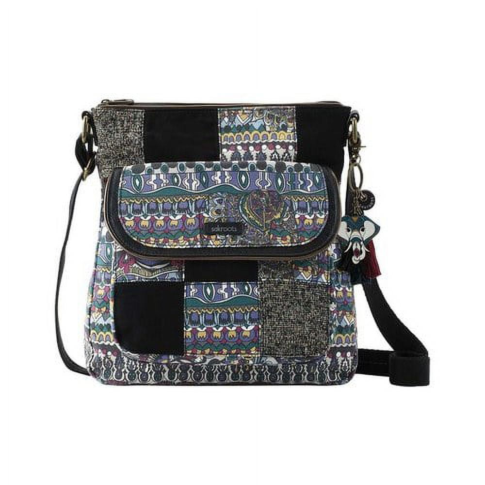 Women s Sakroots Artist Circle Flap Crossbody 11