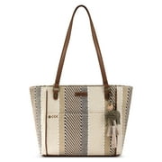 Sakroots Artist Circle Metro Tote, Woven Fabric from Recycled Materials