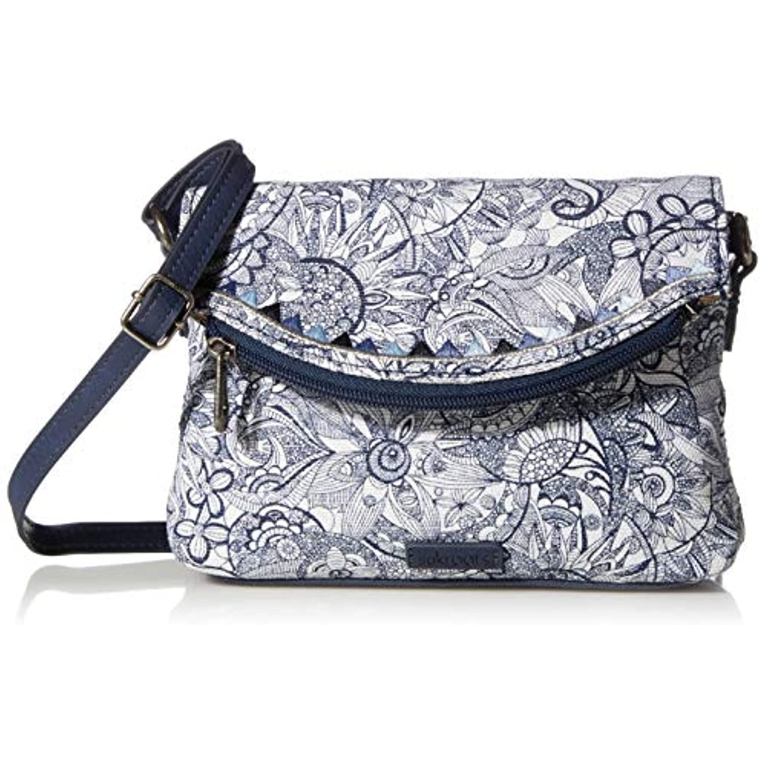 Women s Sakroots Pacific Mini Crossbody Bag 8.5 x 2.3 x 6.3