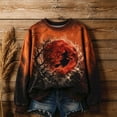 thumbnail image 1 of Women's Salem Broom Company Printed Sweatshirt Halloween Salem Witch Spooky Season Shirts Crew Neck Hocus Pocus Holiday Pullover Earthy Yellow S, 1 of 4