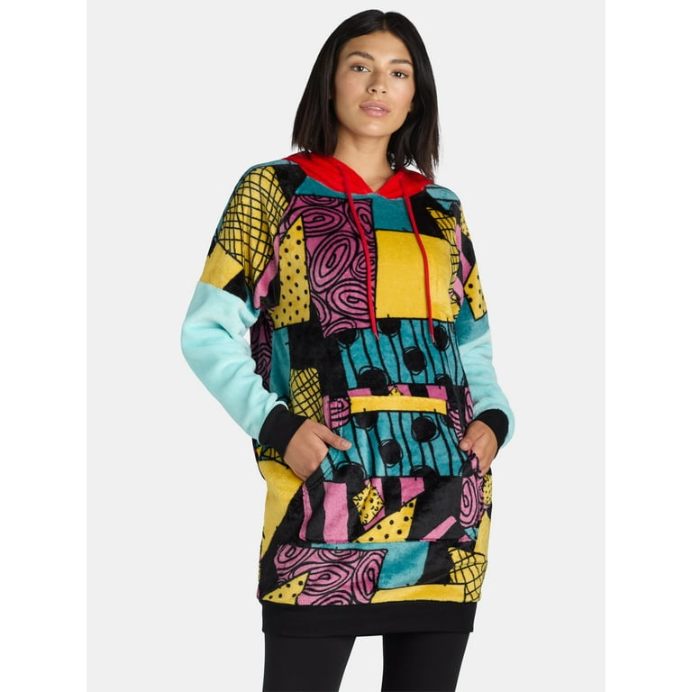 The Nightmare Before Christmas Women s Sally Lounger Hoodie w Socks Set Sizes XS 3X Walmart