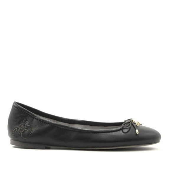 Women's Sam Edelman Felicia Ballet Flat Black Nappa Leather 10 M