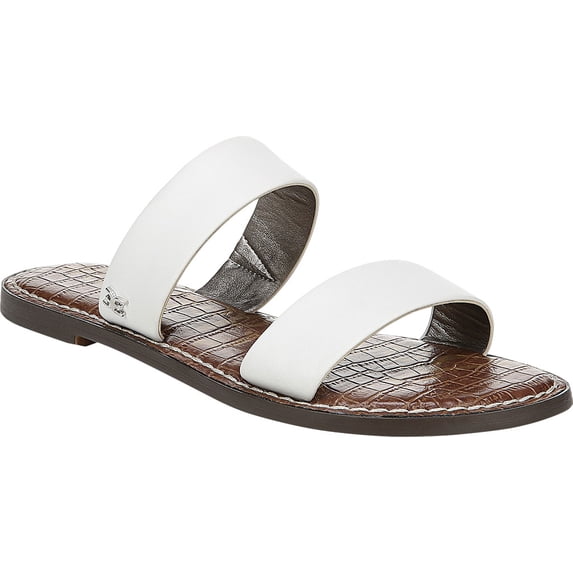 Women's Sam Edelman Gala Slide Sandal Bright White Leather 6.5 M