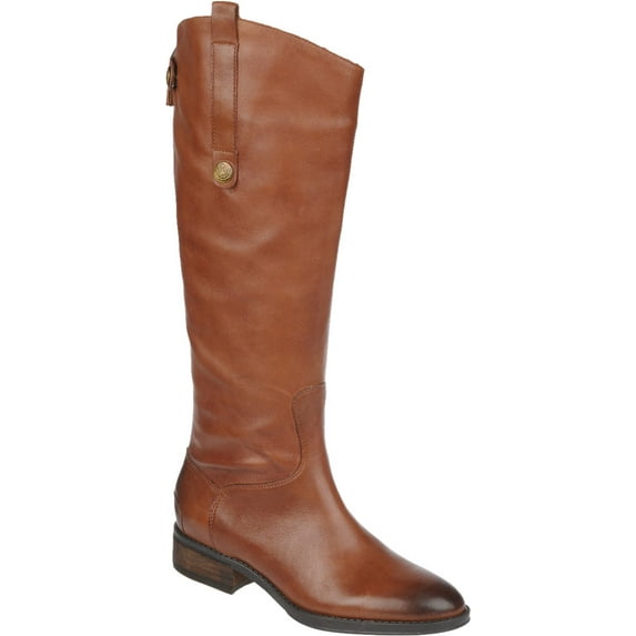 Women's Sam Edelman Penny Riding Boot Whiskey Basto Crust Leather 7 W