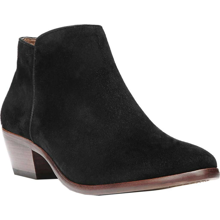 Women's Sam Edelman Petty Bootie Black Kid Suede M