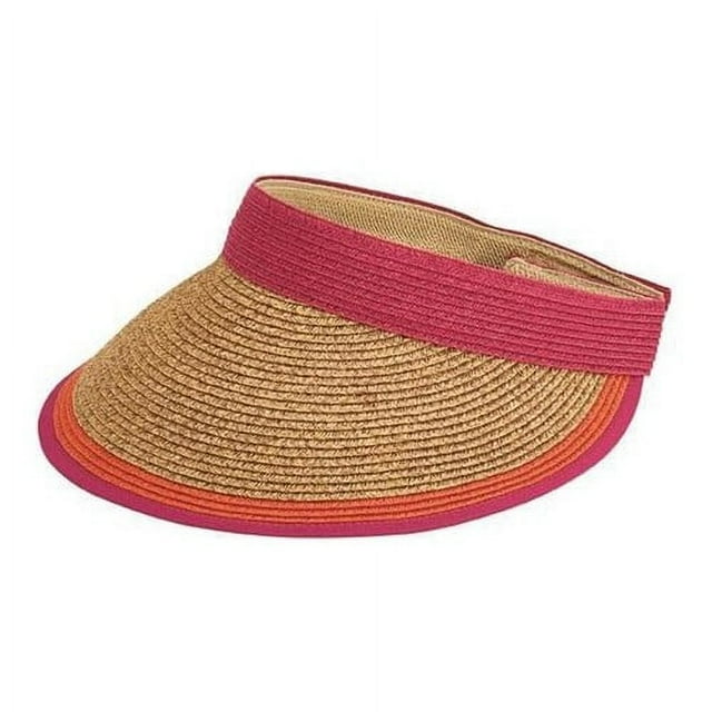 Women's San Diego Hat Company Visor with Contrast Color Stripe UBV047
