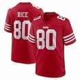 thumbnail image 1 of Women's San Francisco Rice 80 Scarlet Stitched T-Shirts Sports Player Game Top, XX-Large, 1 of 1