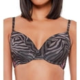 thumbnail image 1 of Women's Sanctuary HK21303 Here Kitty Kitty Underwire Swim Top (Black L), 1 of 2
