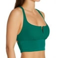 thumbnail image 1 of Women's Sanctuary SS21404 Sandbar Solids V-Wire Crop Racerback Swim Top (Sweet Succulent M), 1 of 3