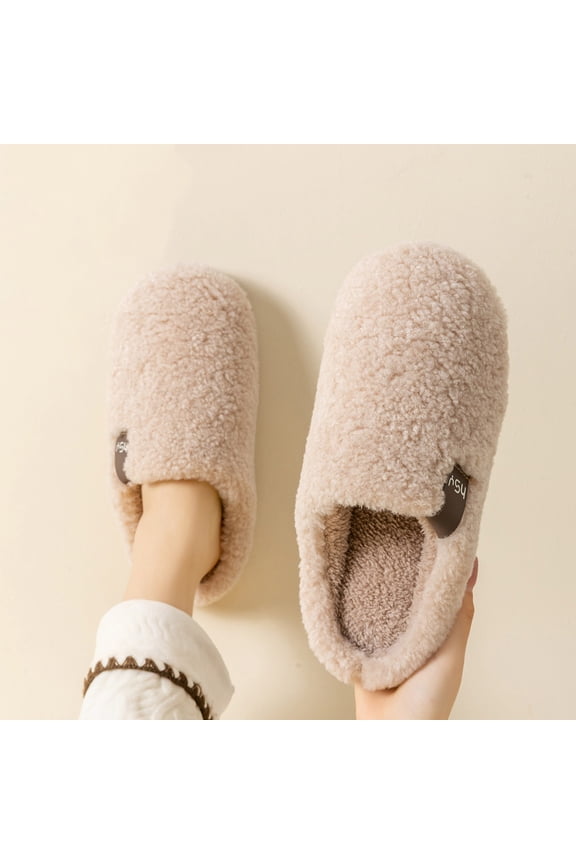 Women's Sandals, Arch Support Slides Warm Indoor Home Shoes Outdoor Wear Fall And Winter Thickened Silent Sandals