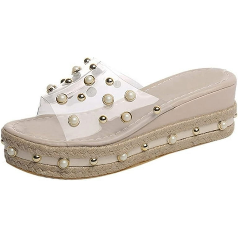 Clear platform jelly shoes sale