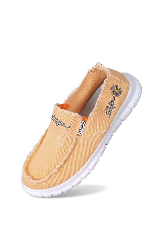 Women's Sandals with Comfort Footbed Summer Walking Shoes On Shoes For Women Canvas Shoes Outdoor Casual Shoes Comfortable Light Weight Sneakers Canvas