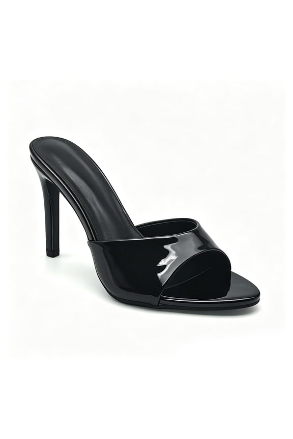 Women's Sandals Heels Mule Pointed Open Toe High Heels Sandals Sexy Backless Slip on Heeled Summer Casual Wedding Prom Party Comfortable Dressy Shoes 3.74 Inches Heels