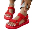 thumbnail image 1 of Women's Sandals Summer Comfortable Casual Sport Walking Hiking Sandals Lightweight Soft Breathable Outdoor Shoes, 37, 1 of 5