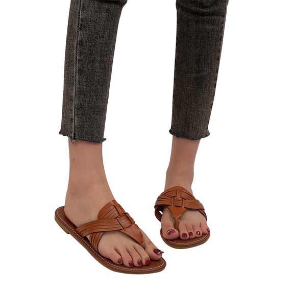 Women's Sandals Summer Fashion Sandals Flat Slippers Flip Flops Open Toe Beach Sandals