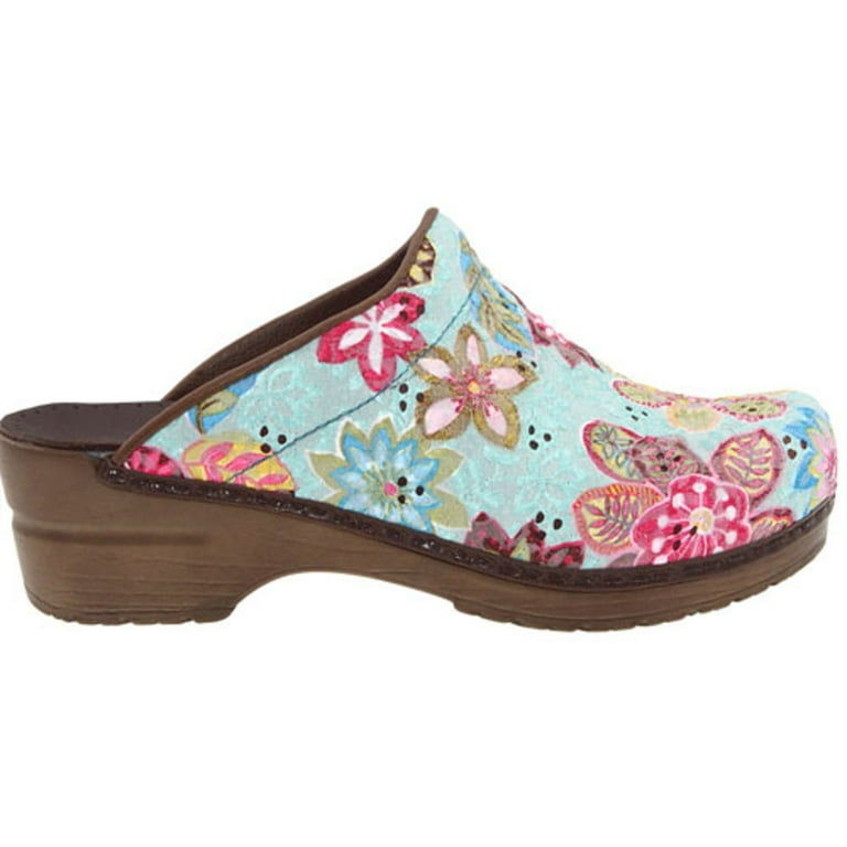 Women s Sanita Open Clogs BLUE 38 M EU 7.5 8 M Walmart