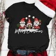 thumbnail image 1 of Women’s Santa Claus Christmas T-Shirt – Fun & Simple Holiday Outfit for Celebrations, 1 of 7