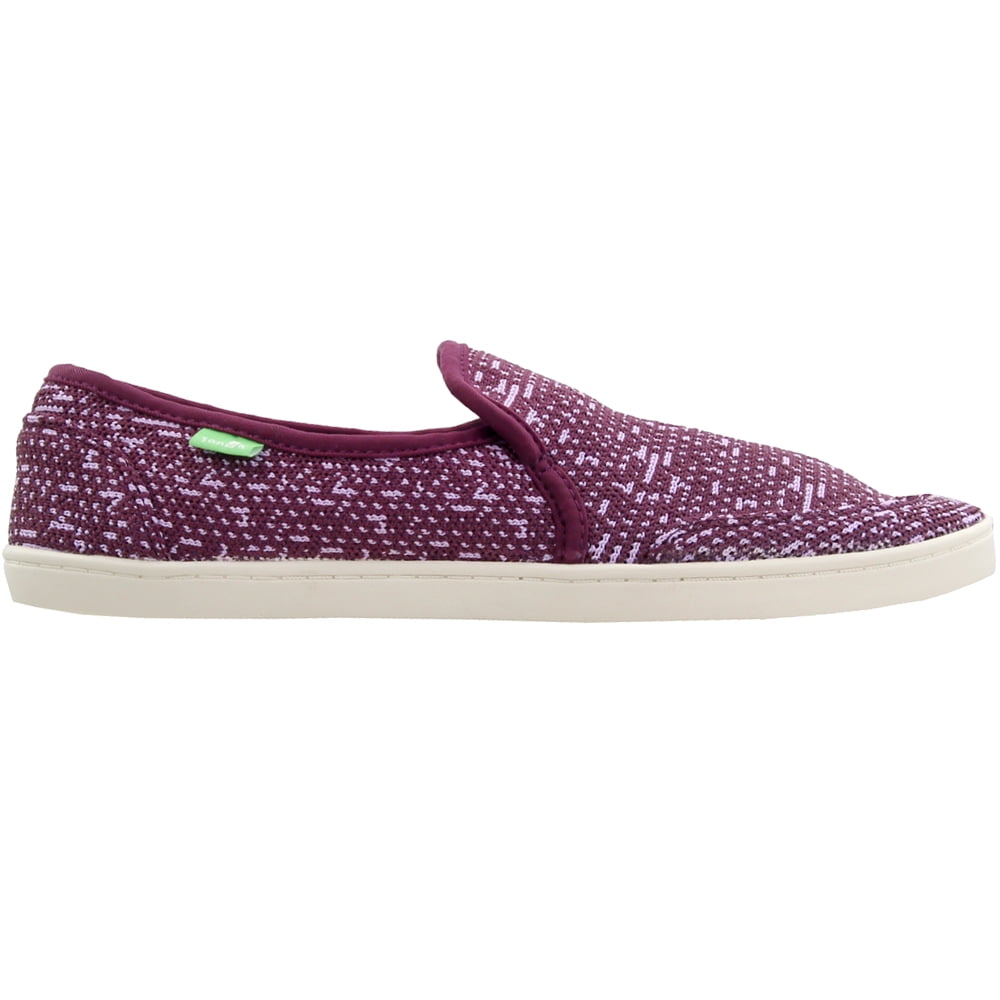 Sanuk Womens Pair O Dice Knit Slip On Athletic Sneakers Casual Shoes