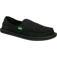 thumbnail image 1 of Women's Sanuk Shuffle Slip-On Black Canvas 7 M, 1 of 6