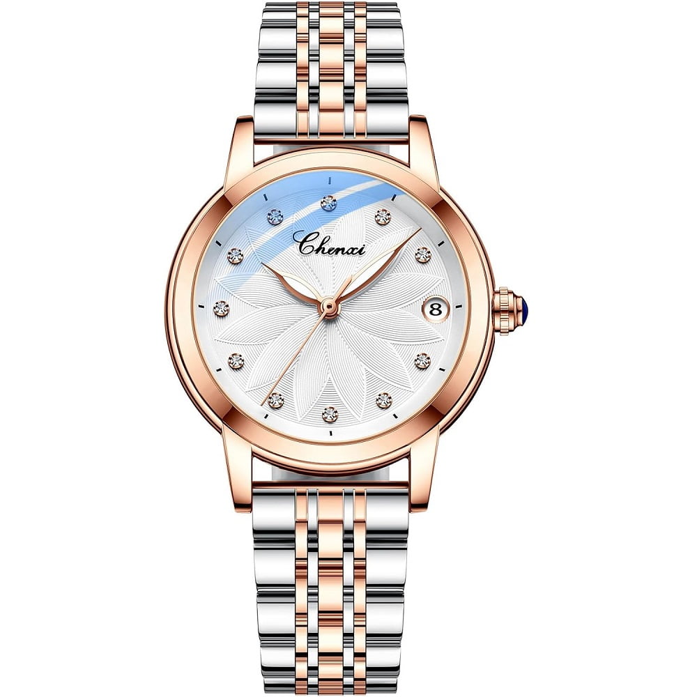 Women's Sapphire Watches Automatic Mechanical Gold Bracelet Ladies Skeleton Wrist Watch