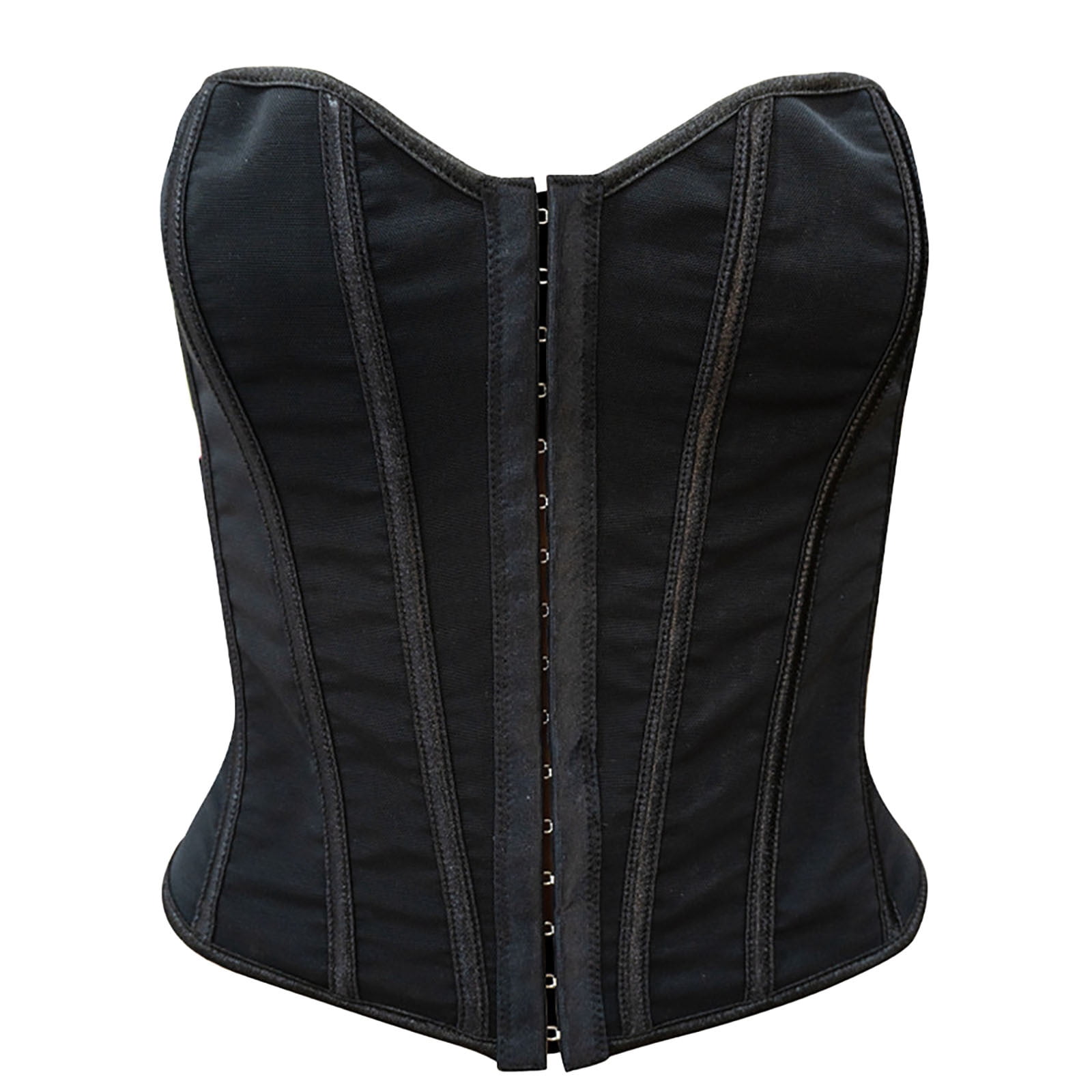 Women-s-Satin-Boned-Overbust-