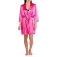 thumbnail image 1 of Women's Satin Chemise and Robe Set (S-3X), 1 of 1