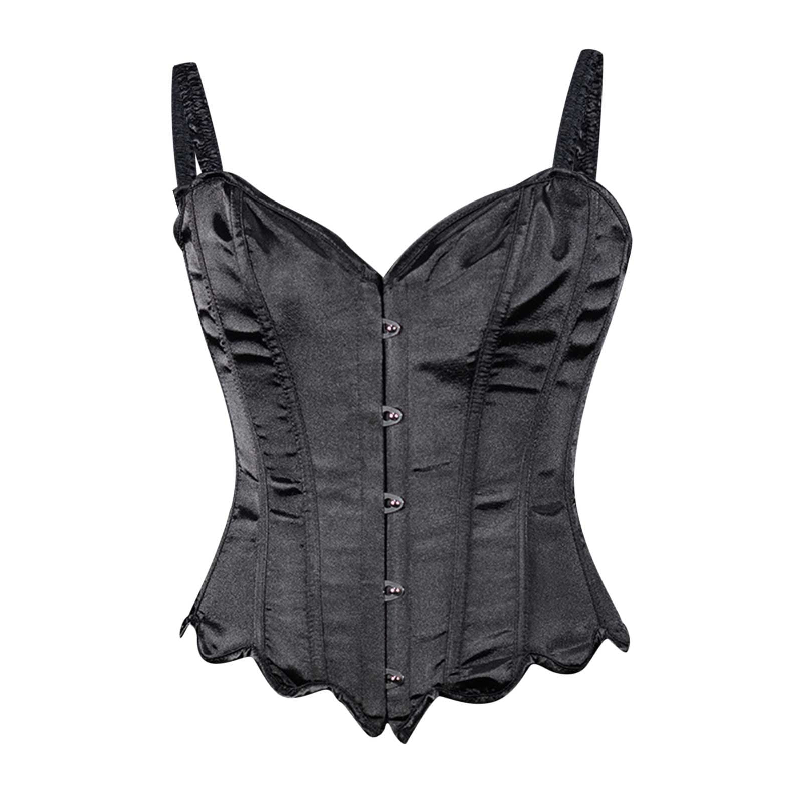 Plus Size Strappy Bustier, Corset Lingerie for Women, See Through