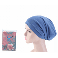 thumbnail image 1 of Women's Satin Silk Lined Sleep Cap, Slouchy, Turban, Baggie, Yoga Beanie, Hair Cover, Chemo Hat, Night Sleepwear, for Teens, Adults, 1 of 4