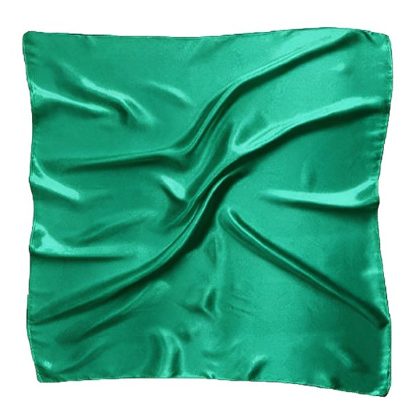 Women's Satin Square Scarf,90x90 Cm Large Silk Head Neck Wrap,Plain Fashion Hair Bandana,Unisex Decorative Handkerchief for Outdoor Daily Green 90*90
