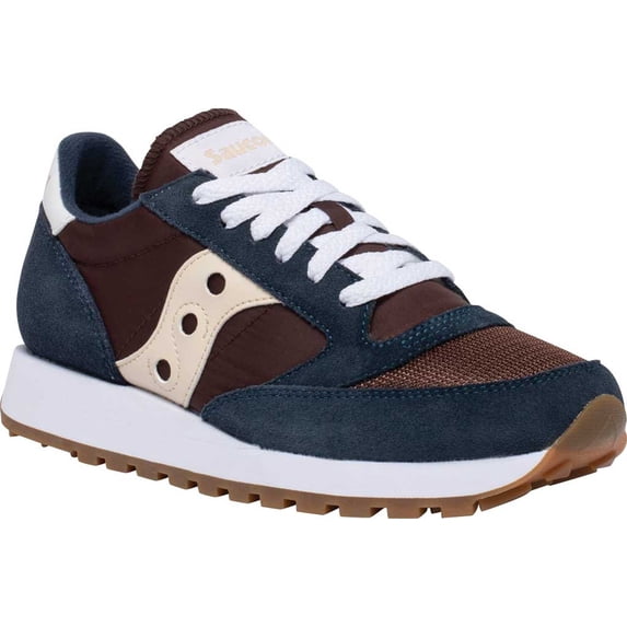 Women's Saucony Originals Jazz Original Vintage Sneaker Navy/Mahogany/Tan 11 M