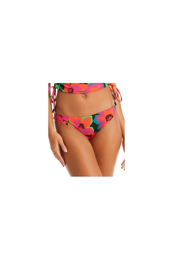 Women's Savage Gardener Cinch-Back Hipster Bikini Bottoms Multi XL