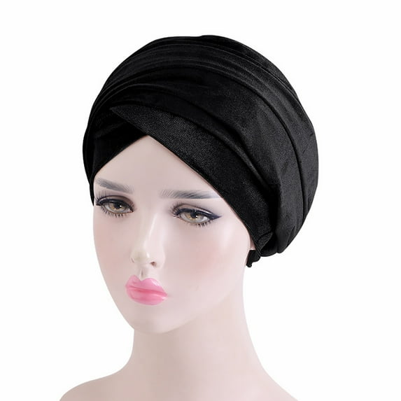 Women's Scarf Bonnet Hat - Turban Head Cover, Baseball Cap, Polyester, One Size