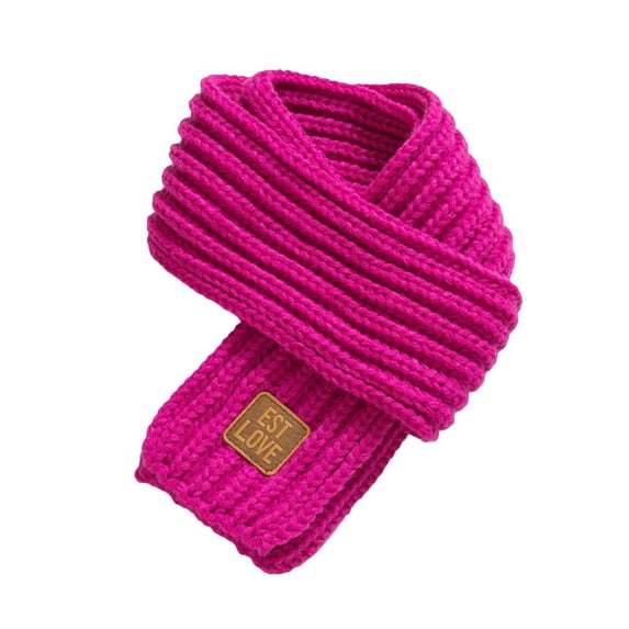 Women's Scarf Hat And Gloves Set Kids Winter Scarf Coldproof Solid Color Knitted Scarves Wrap For Toddler Boy Girls, Women's Accessories Scarf ,Hat,& Gloves