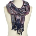 thumbnail image 1 of Women's Scarf Lightweight Long Scarfs Lady Pashmina Wraps Shawl Paisley Floral Stole Soft Scarves For Women Online, 1 of 1
