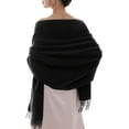 thumbnail image 1 of Women's Scarf Pashmina Shawls and Wraps for Evening Dress Bridesmaid Wedding Bridal Winter Warm Long Large Scarves, 1 of 6