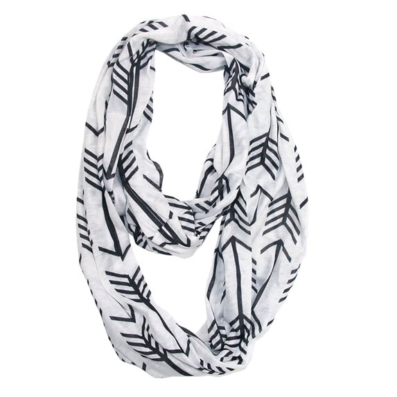 Women's Scarf with Zippered Pocket Multi Purpose Storage Pocket Zippered Scarf