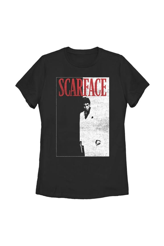 Women's Scarface Distressed Poster Graphic T-Shirt