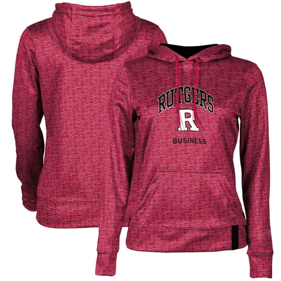 Women's Scarlet Rutgers Scarlet Knights Business Pullover Hoodie