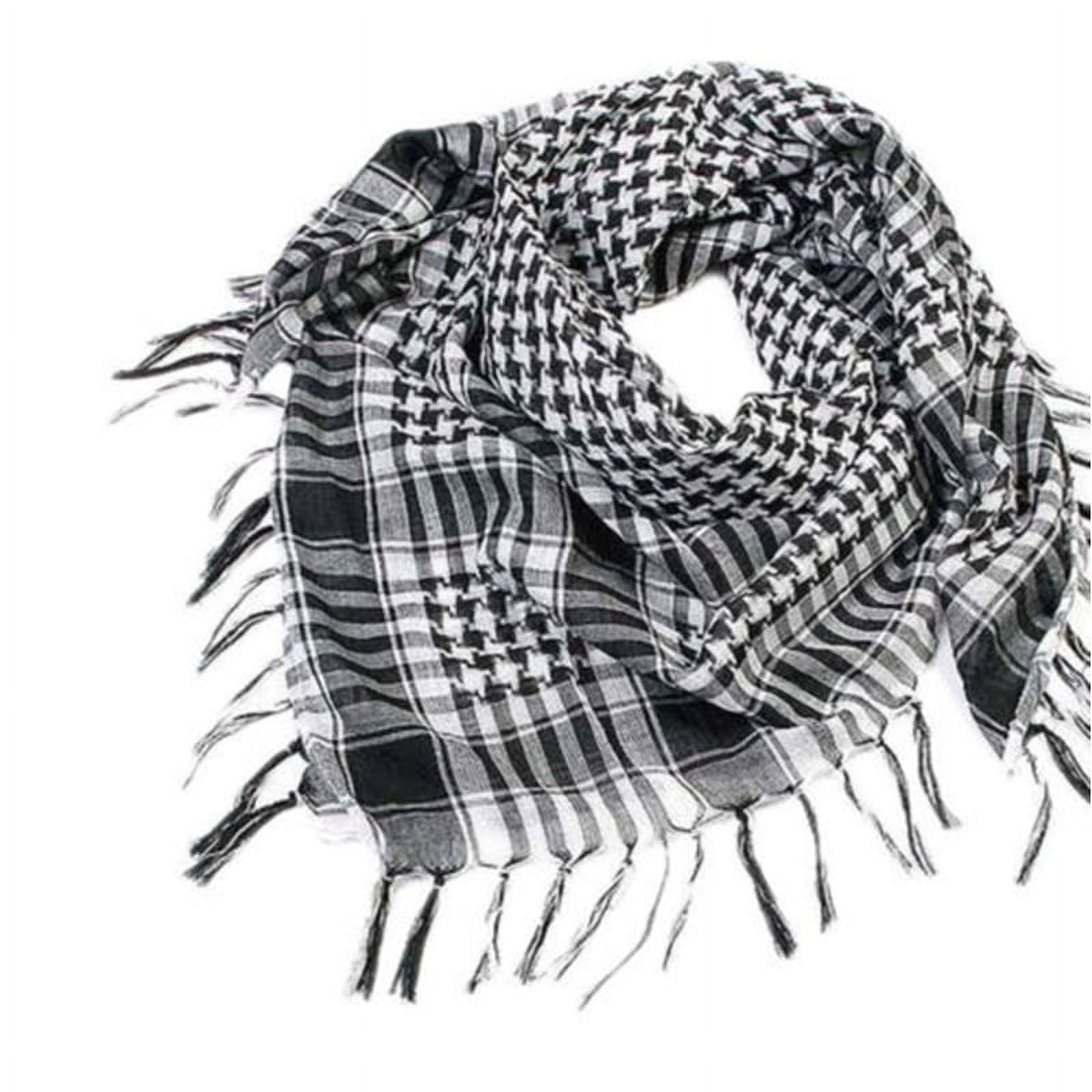 Women's Scarves Casual Plaid Cotton Muffler Keffiyeh Palestine Gird