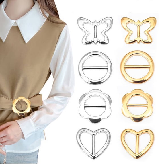 Women's Scarves Ring Pin Simple Design Scarf Ring Gift for Valentine's Mother's Day Accessories