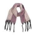 thumbnail image 1 of Women's Scarves Shawl Europe And The United States Winter Thickened Collar Loop Yarn Coarse Fringe Gradient Color Scarf, Women's Accessories Scarf, 1 of 2