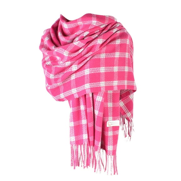 Women's Scarves Women'S Autumn And Winter Solid Color Shawl Scarf Thickening Warm Fringe Scarf, Women's Accessories Scarf