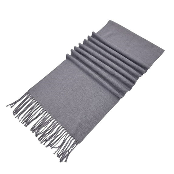 Women's Scarves Wool Feel Scarf Warm Soft Lightweight Scottish Scotland Check Tartan Plaid Gift For Men Women Kids,Gray Women's Accessories Scarf